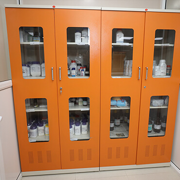 customized chemical storage cupboard